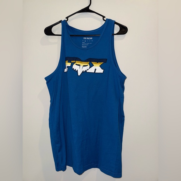 Fox Racing Blue Tank Top - Picture 1 of 3